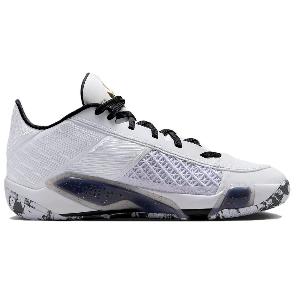 Air Jordan 38 Low PF 'White Metallic Gold Black' Men's FD2325-107