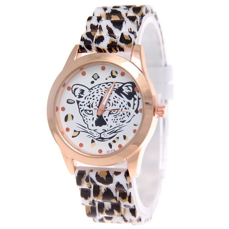 Eday Fashion Leopard Geneva Watch Classic Steel Belt Luxury Men's Business Hand Trend Watch