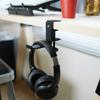 seena Foldable Headphone Hanger, Headphone Stand with Clamp, Multifunctional Aluminum Construction, 360-Degree Rotation, Cup, Desk Mount, Heavy-Duty,