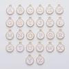 Letter Charm Pearl Chain For Most Cups Accessories For Handle Water Bottle Tumbler Personalized Initial Name ID Cups Decorations