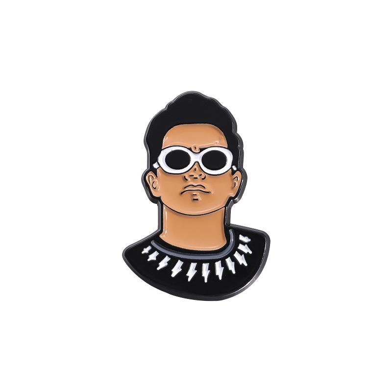 

Fashionforward Metal Alloy Cartoon Brooch Stylish Letter Pin For Wear Everyday