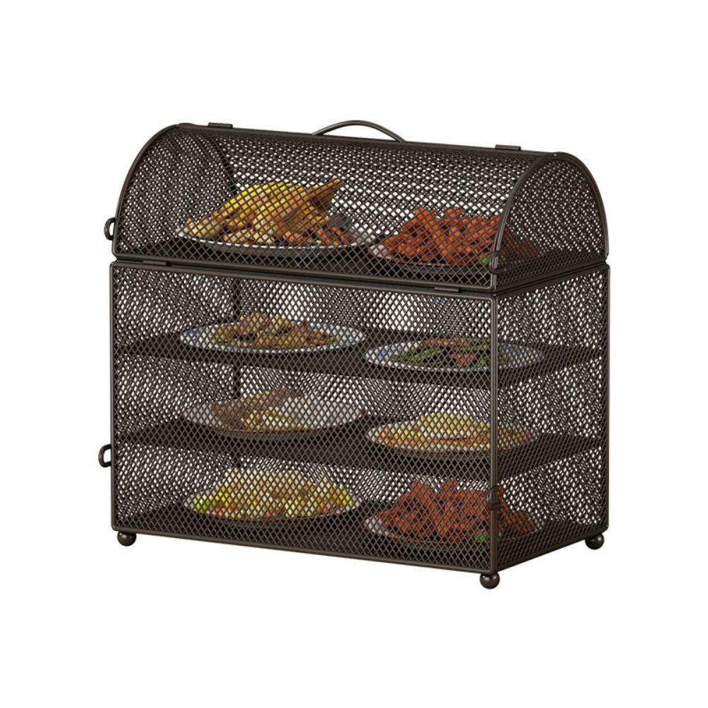 Breathable Kitchen Storage Rack Stackable Vegetable Cabinets  Party Supplies