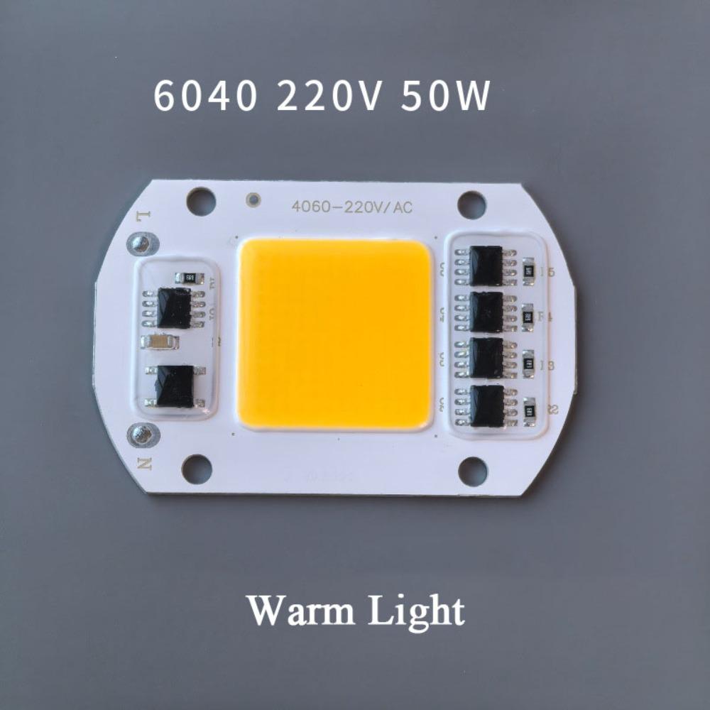 Durable 50W LED Lights Chip No Need Driver DIY COB Bead Bulb Chip for Garden Lighting Focus Spotlight Flood Lamp