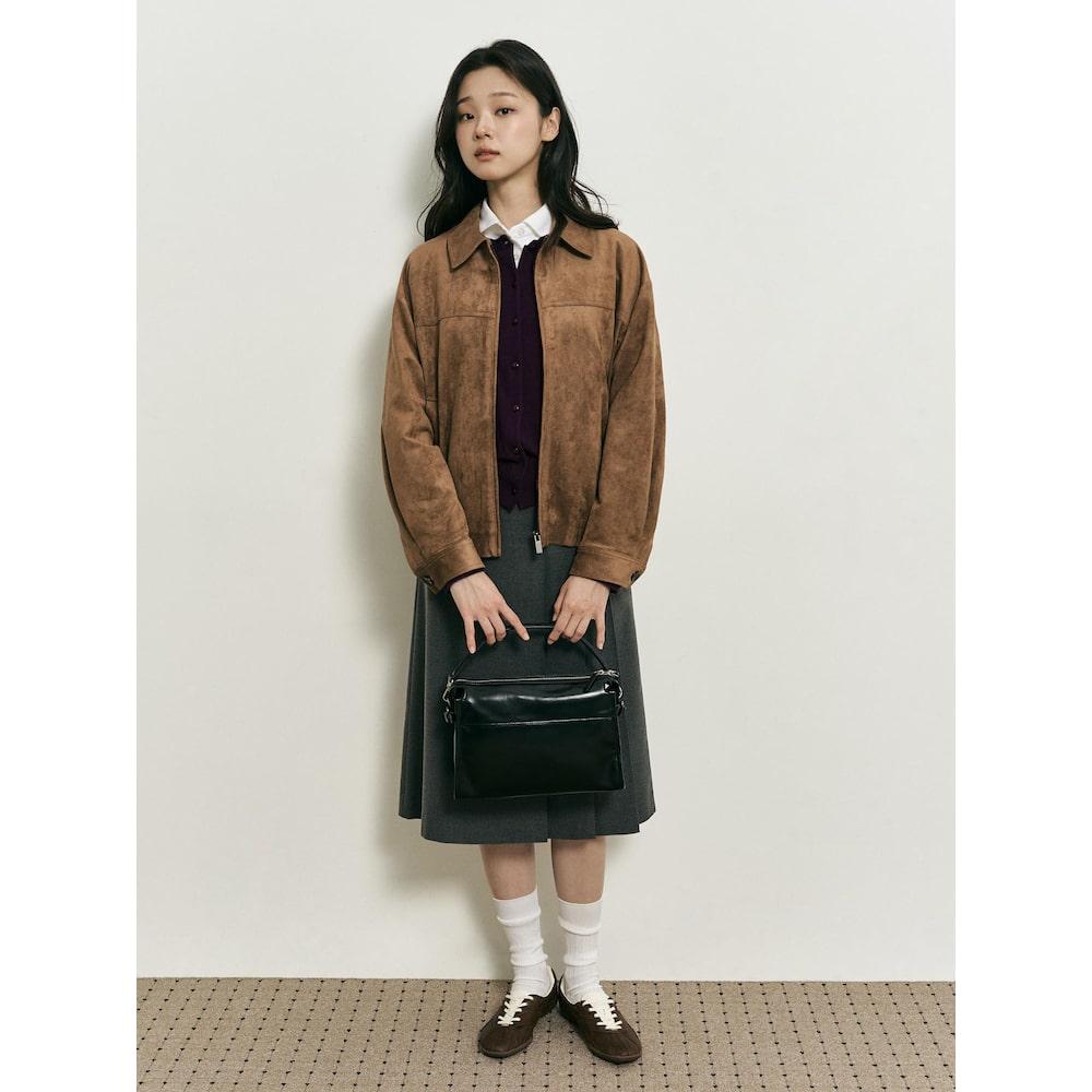 Binpolleidiseu [B. My] Pleated Midi Skirt Ash (Bf5827N024)