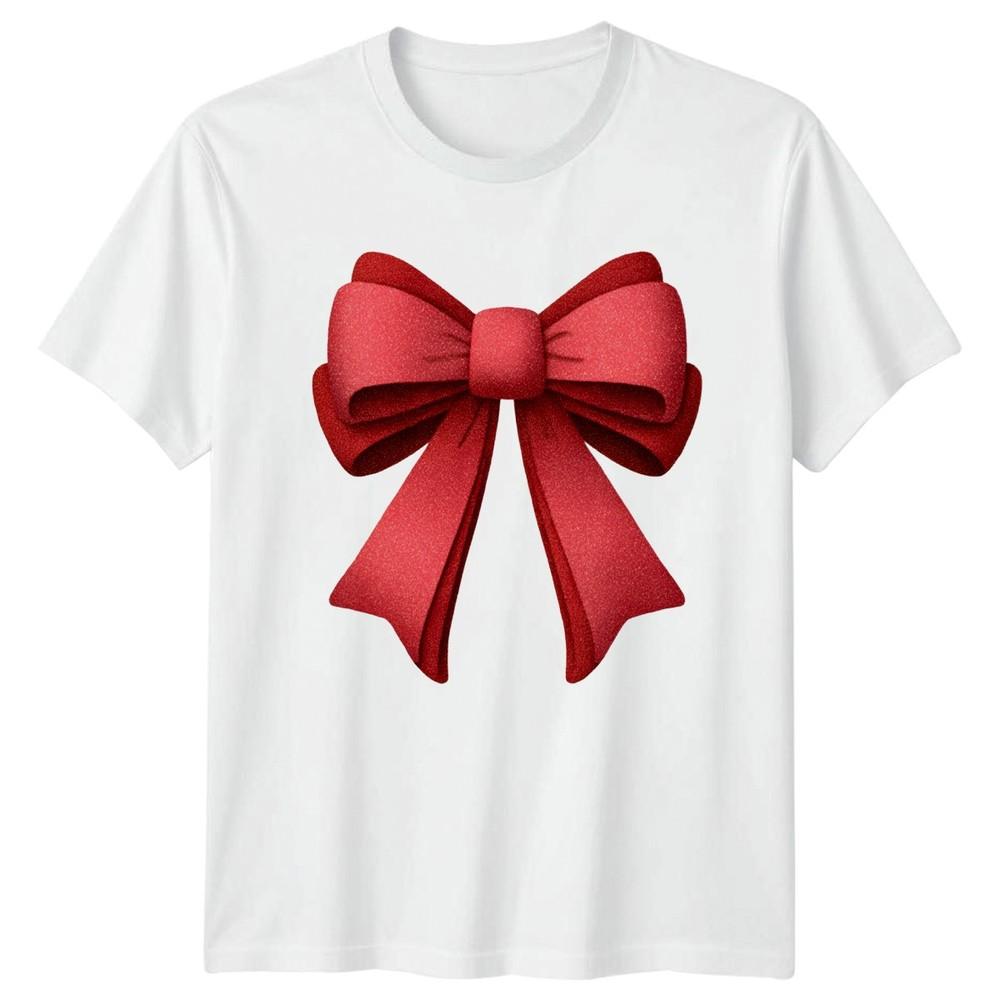 Red Bow Gift Graphic Tee Unisexs TShirt Unisexs Tee Unisex Top S
