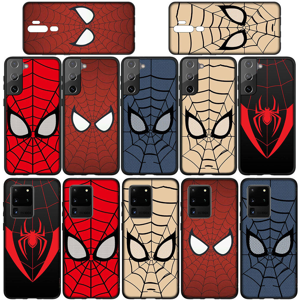 Case for Samsung Galaxy S25 S23 S22 S24 Ultra FE A05 A06 A15 A16 A36 A37 A35 A54 A55 A56 A57 A25 A26 A53 A17 Cartoon Spiderman Marvel Spider Man Cover