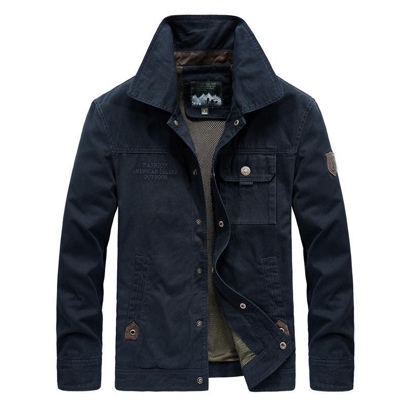 Outdoor Leisure Autumn Jacket Men's Men's Coat Casual Parka Men's Fashion Jacket Men's Winter Plus Velvet Clothes Men