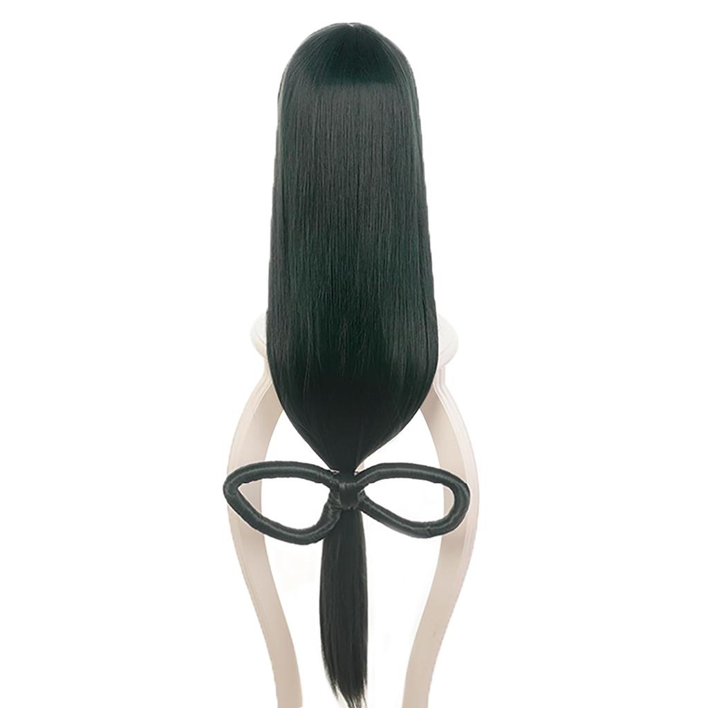 [Milky Time] My Hero Academia Cosplay Anime Uniform Wig for Halloween (Tsuyu Asui, Wig)