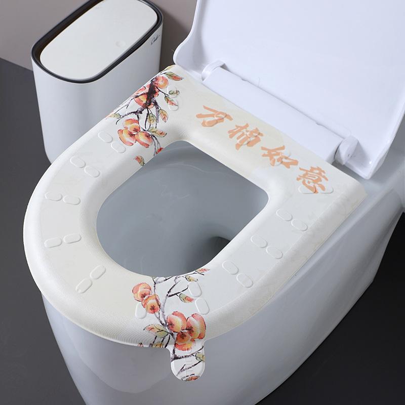 Eva Toilet Seat Cover Mat Summer Soft Washable Closestool Mat Seat Case Toilet Lid Pad Cover Bathroom dropshipping