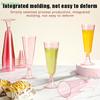 10Pcs Disposable Plastic Cocktail Cups,Party Champagne Glasses, Red Wine Glasses,Dessert Table Goblets,Pudding Cups