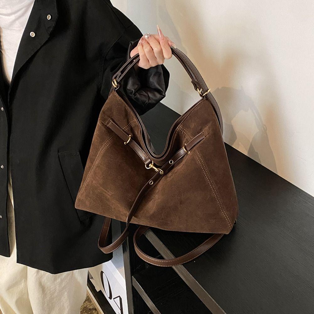 Large Capacity Hobo Bag Fashion Tote Bag Waterproof Ladies Crossbody Bag  Autumn and Winter
