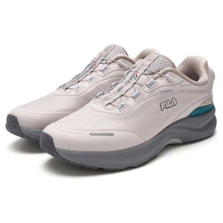 Fila Boa Jogger 1+ Versatile Comfortable Fabric TPU Low-Top Casual Training City Commuting Running Shoes Men Sneaker Silver Gray A12M341103FSO