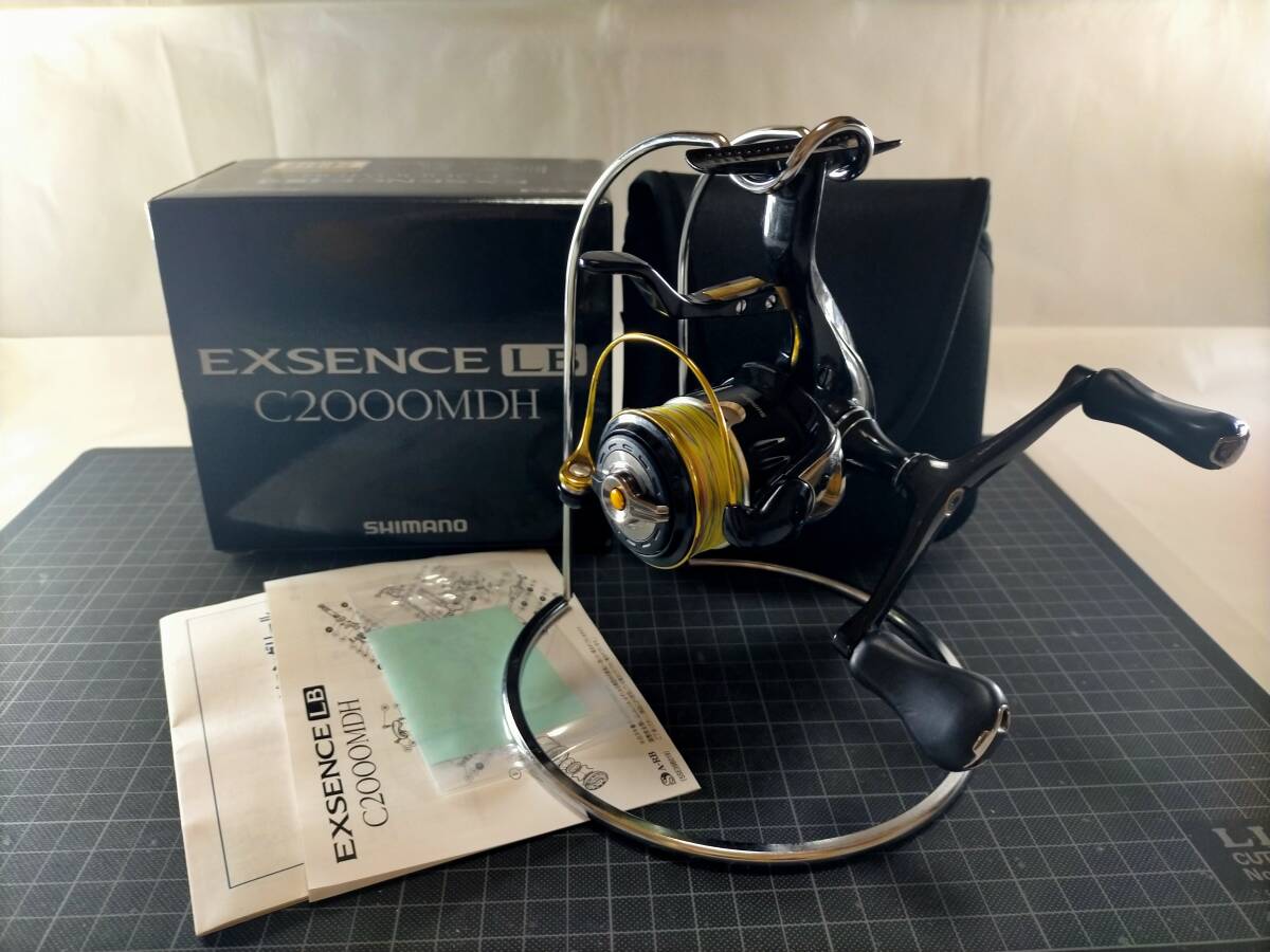 [USED]SHIMANO 15 Exsence LB 2000MDH Lever Brake Spinning Reel Double Handle Excellent