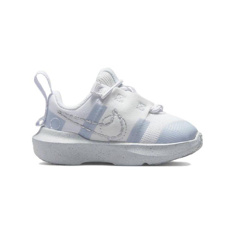 Nike Crater Impact Slip Resistant Cushioning Abrasion Resistant Low top Toddler Shoes White Blue Baby DB3553-102