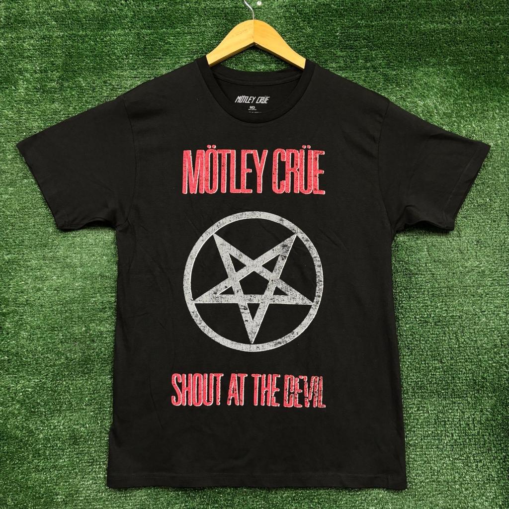 T-shirt Motley Crue Shout At The Devil Band Heavy Metal Taglia Media