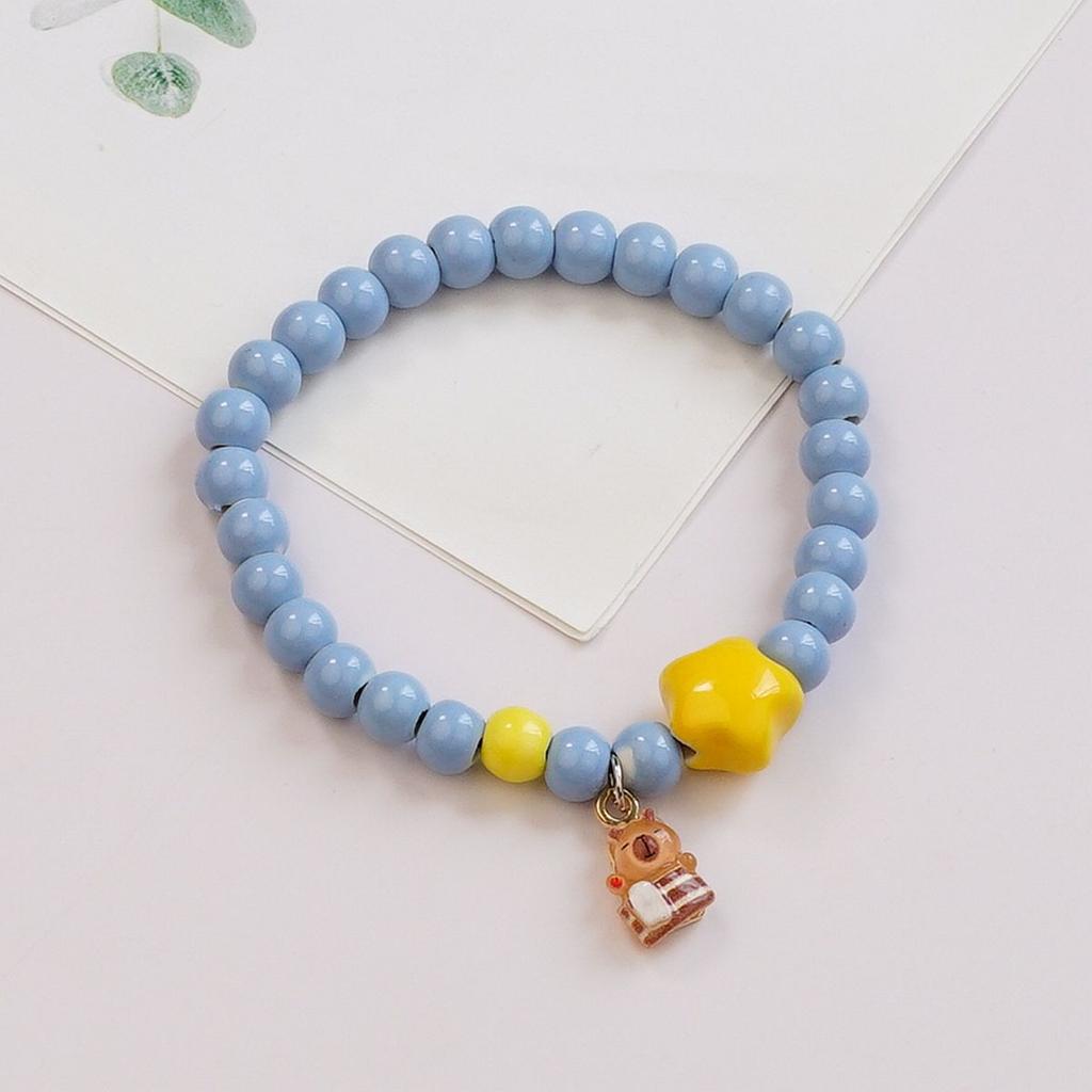 Jingdezhen color small fresh ceramic bracelet boys and girls gifts ceramic jewelry bracelet jewelry wholesale