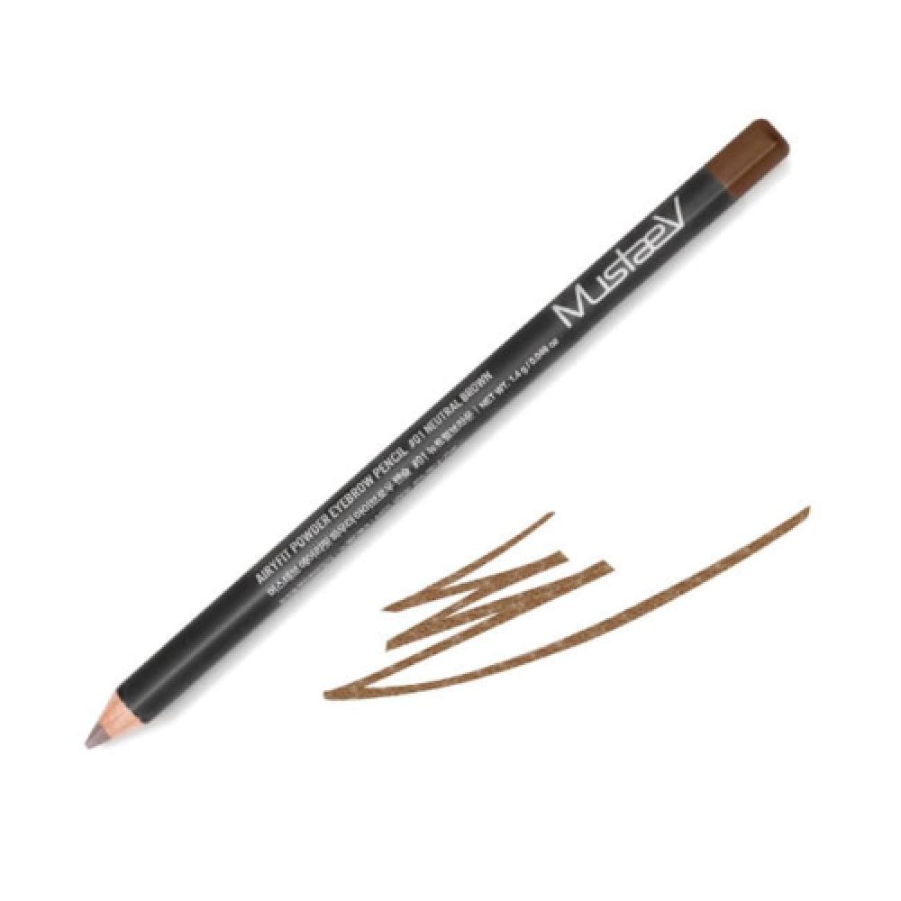 Mustaev Mustev Airy Fit Powder Eyebrow Pencil 03 light brown