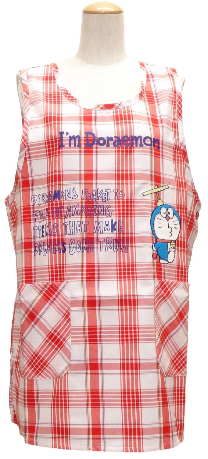 

Фартук с аппликацией на боковые пуговицы Doraemon Fujiko Pro Red 45251r