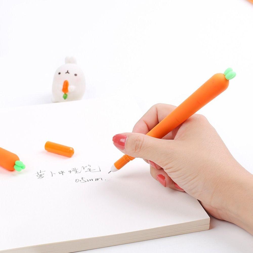 1/5Pcs Quick-drying Gel Pen 0.5mm Exam Professional Pens Durable Erasable Pen