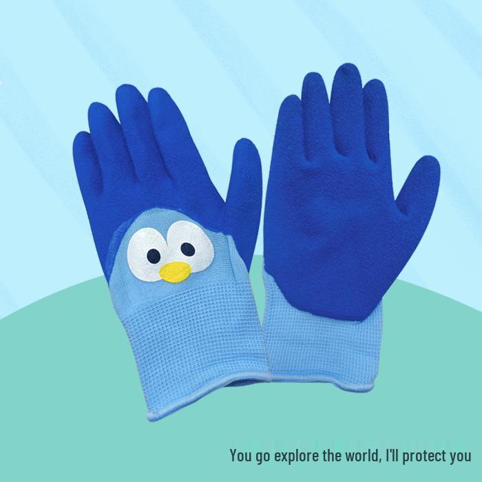 Kid's Waterproof Non-Slip Gloves for Gardening, Beachcombing, and Outdoor Activities