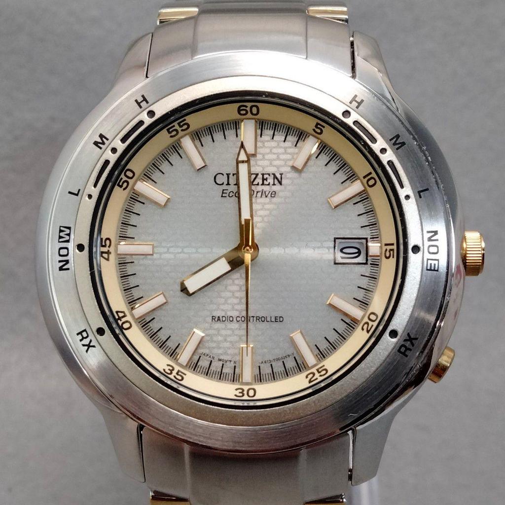 [Working item] Good condition Citizen Forma Eco Drive Radio Watch A412-T005497 CITIZEN Solar