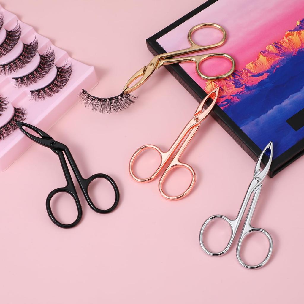 Eyebrows Tweezers Straight Handle Tip Scissors Shaped Eyebrow Plucker Tweezers for Facial Hair Plucker Remover Eyebrows Care