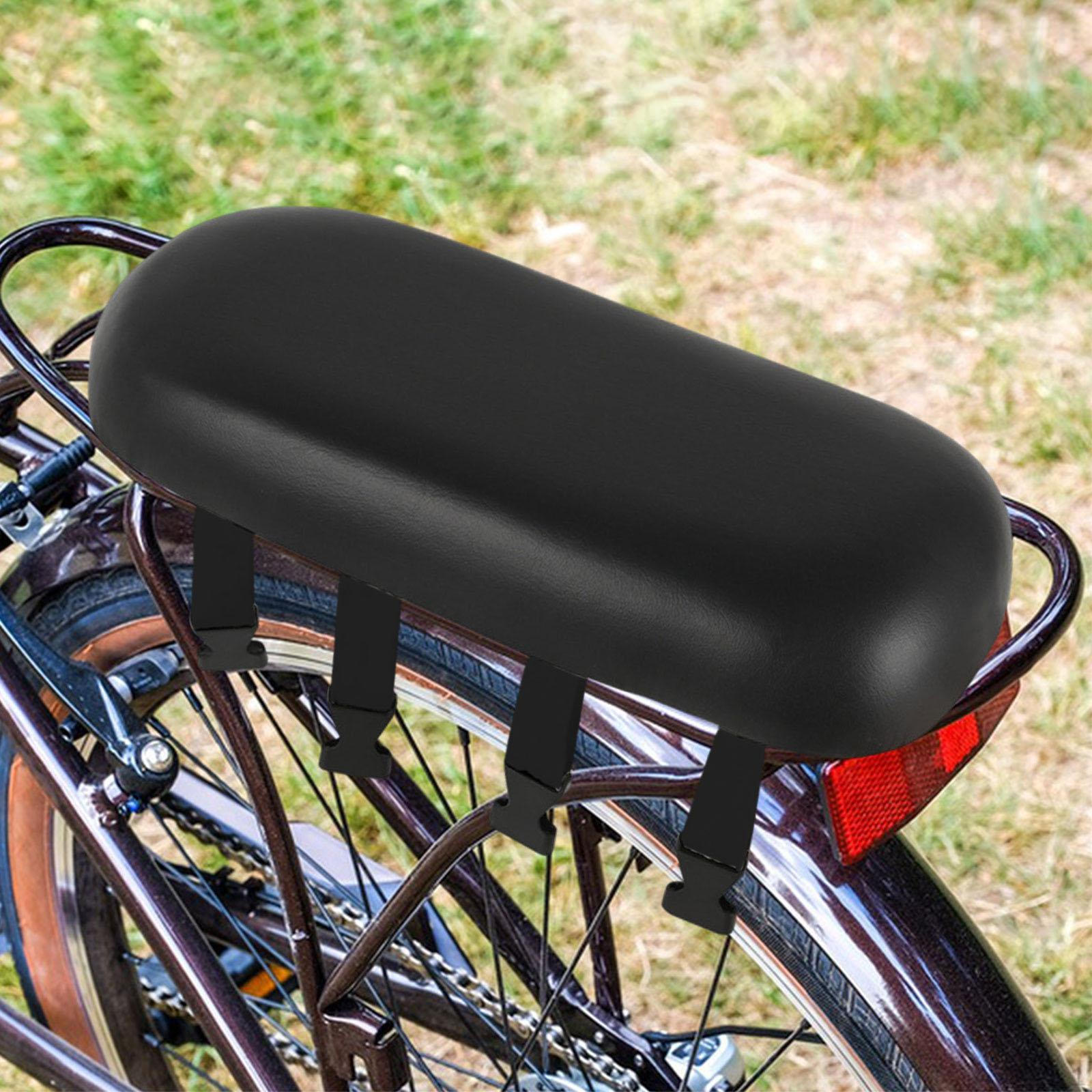 

E Подушка заднего сиденья 13x6,3x2 дюйма с 4 надежными ремнями Аксессуары Солнцезащитная Водонепроницаемая Подушка ПУ чёрный