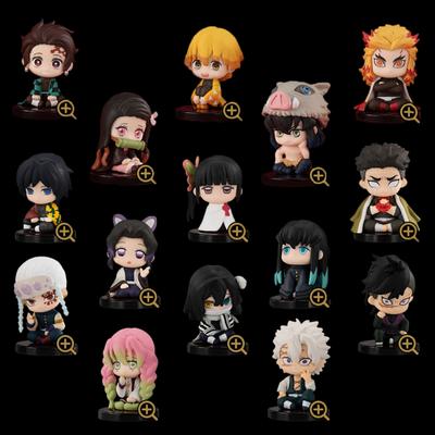 Official Demon Slayer Anime Figure High-Quality Character Model Q Version Collectible Statue PVC Gift for Fans Toy Birthday Gift