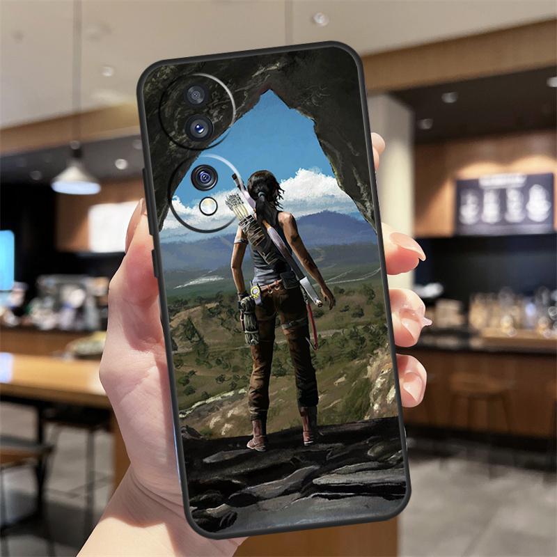 Lara Croft Tomb Raider Case For Honor Magic 7 5 6 8 Lite Honor 400 200 Pro 50 70 90 X8c X9a X9b X9c X9d Win RT Cover