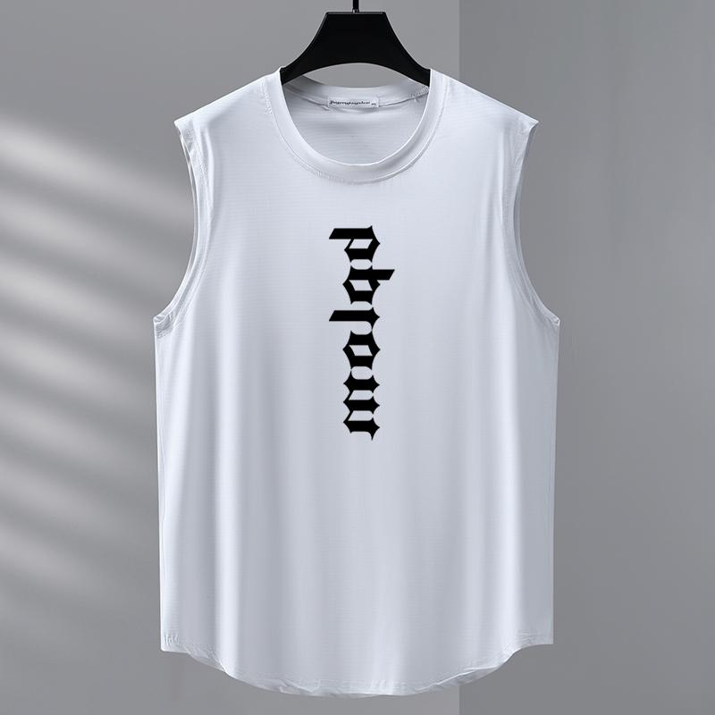 Taglie Forti 4XL-10XL T-shirt Oversize Senza Maniche da Uomo Top Estivi T-shirt Casual Abbigliamento Estivo