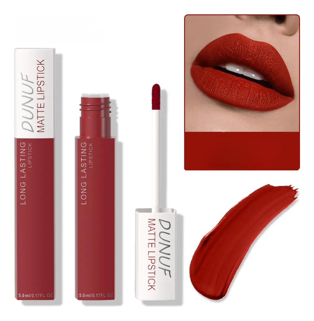 Dunuf Waterproof Matte Lip Gloss, Long Lasting