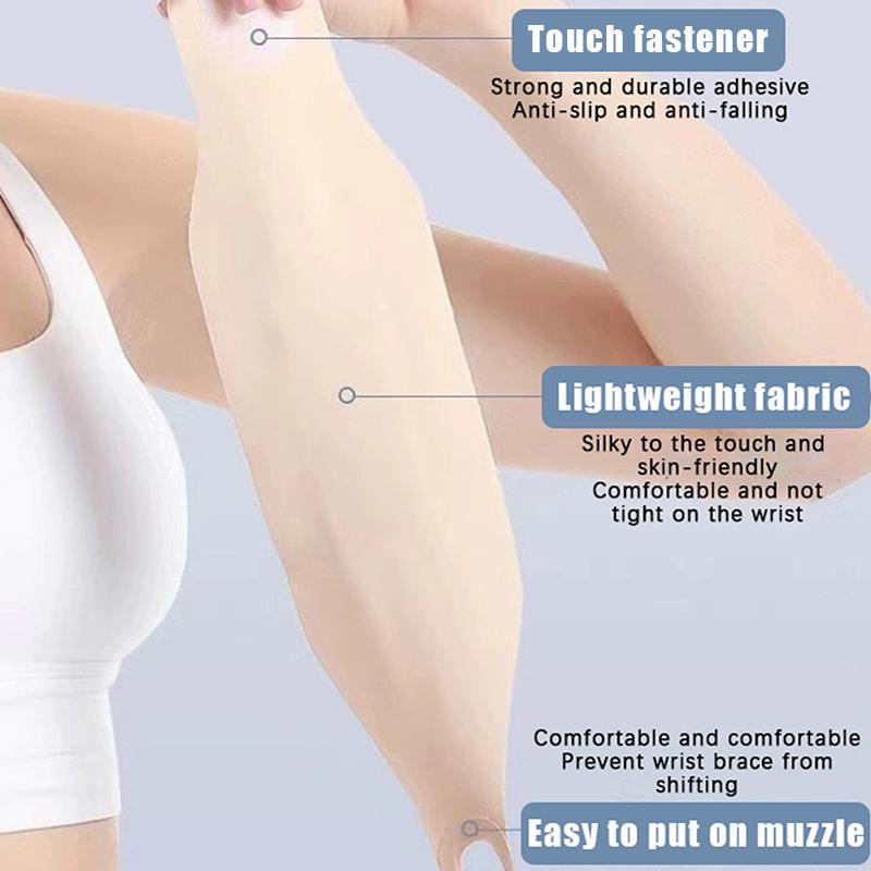 1Pcs Adjustable Thin Compression Wrist Guard Sprain Wrist Brace Tendon Sheath Pain For Men Women Wrist Exercise Safety Support