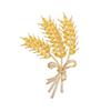 Crystal Wheat Ear Brooch High-end Breast Flower Scarf Buckle Pin Clothing Accessories High-end Sense Niche High-end Accessories