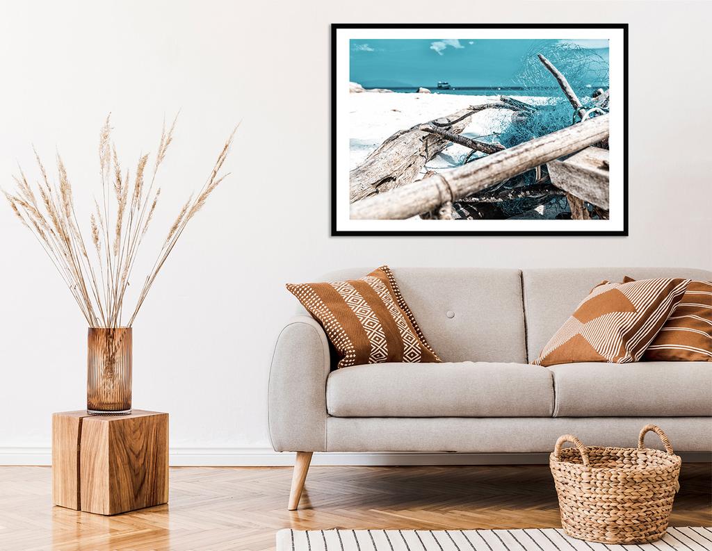 Picture Poster In a Frame 33x43 Cm Sea P2264