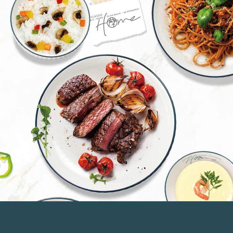 Picasso HOME Series Nordic Ceramic 12-Piece Dinnerware Set