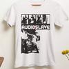 VTG Audioslave Rock Band White T-shirt Short Sleeve All Sizes MZ071 Unisex T-Shirt