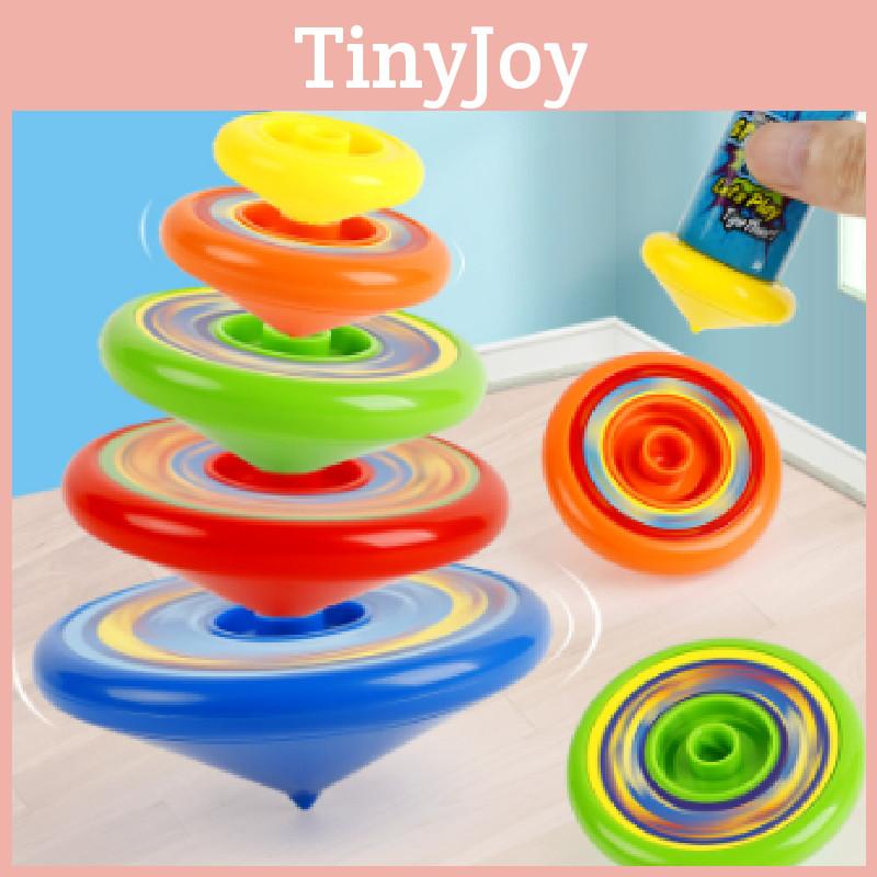 Lustiger bunter Kreisel-Stunt-Werfer mit mehreren Ebenen