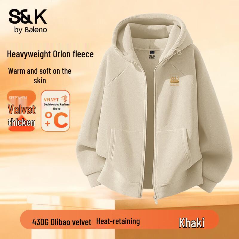 

Baleno Men s S&K Series Hooded Fleece-Lined Winter Jacket L