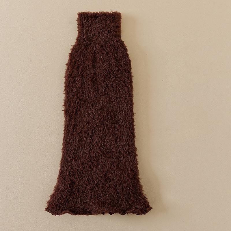 Coral Fleece Pile-up Stocking - Women's Fall/winter Thick Fleece Warm-up Long Leg Sock Set That Doesn't Slip Off