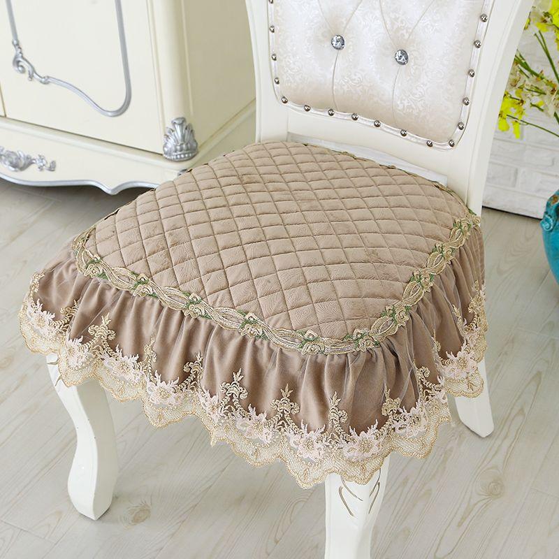 High-End Dining Chair Cushion Cushion All Year Round Fabric Chair Cushion Home Dining Chair Seat Cover Extra Large Chair Cover Stool Cover