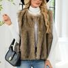 Fashionable Women's V-neck Vest Sleeveless Jacket