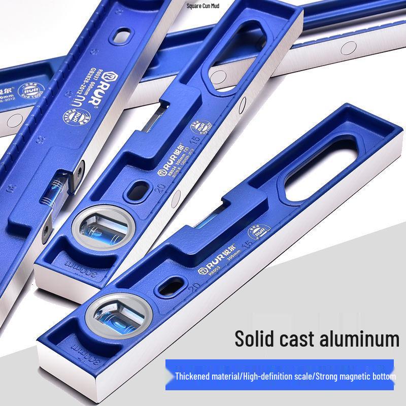 High Precision Solid Cast Aluminum Magnetic Spirit Level for Wall Tile Decoration