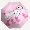 1PC Dalmatian Rainboots Umbrella-8-Rib Reinforced Portable Folding Travel Suitable for All Seasons Outdoor Daily Use-J329