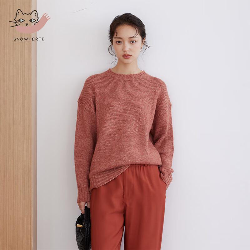 

Женский свитер Sinofude из смесовой шерсти, крупной вязки M