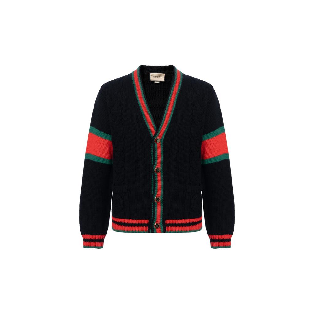 GUCCI Oversize Cable Knit Cardigan 497037-X1561-1082