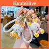 Cute Strawberry Bunny Resin Keychain Adorable Bag Charm Perfect Gift For Girls