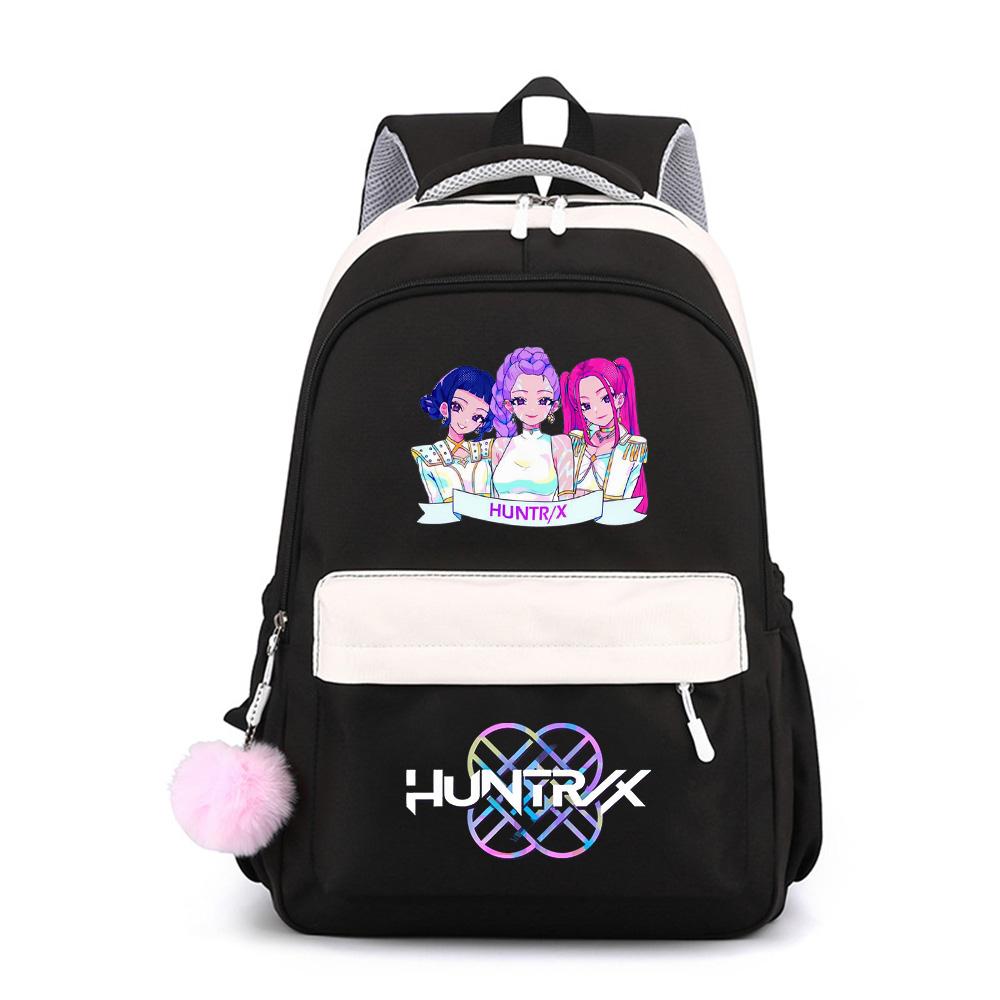 Anime Cute K-Pop Printed Large Capacity Waterproof Backpack for Teenger Student Girl Boy Schoolbag Bookbag Kid Gift Women Travel Bag Mochila