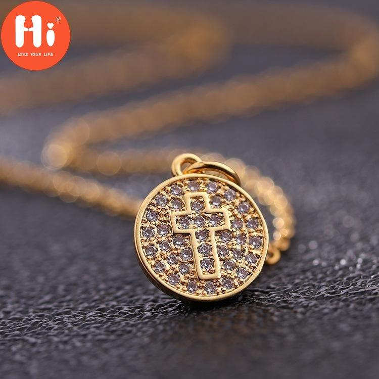Merhaba Basit Klasik Moda Çapraz Kolye Antik Altın Renk Kolye Kız Kısa Uzun Zincir Kolye Takı Kadınlar için