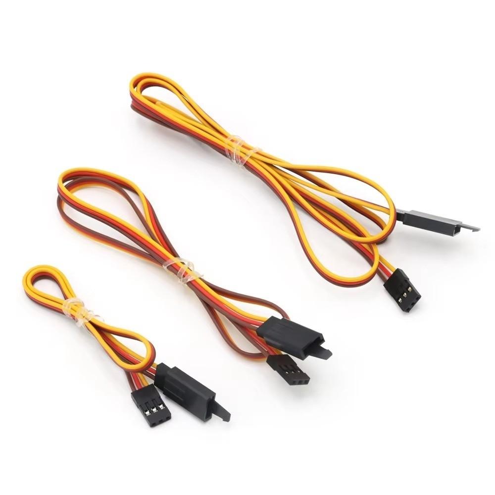 5Pcs Anti-loose Servo Lead Wire Anti-interference Servo Extension Lead Male to Female Cable  RC Car