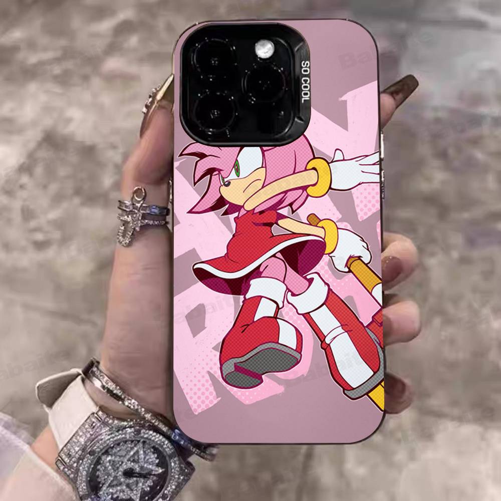 Game S-Sonic Movie Anime Color Phone Case For IPhone 17 16 15 14 13 12 11 Pro Max Plus Pro Shell